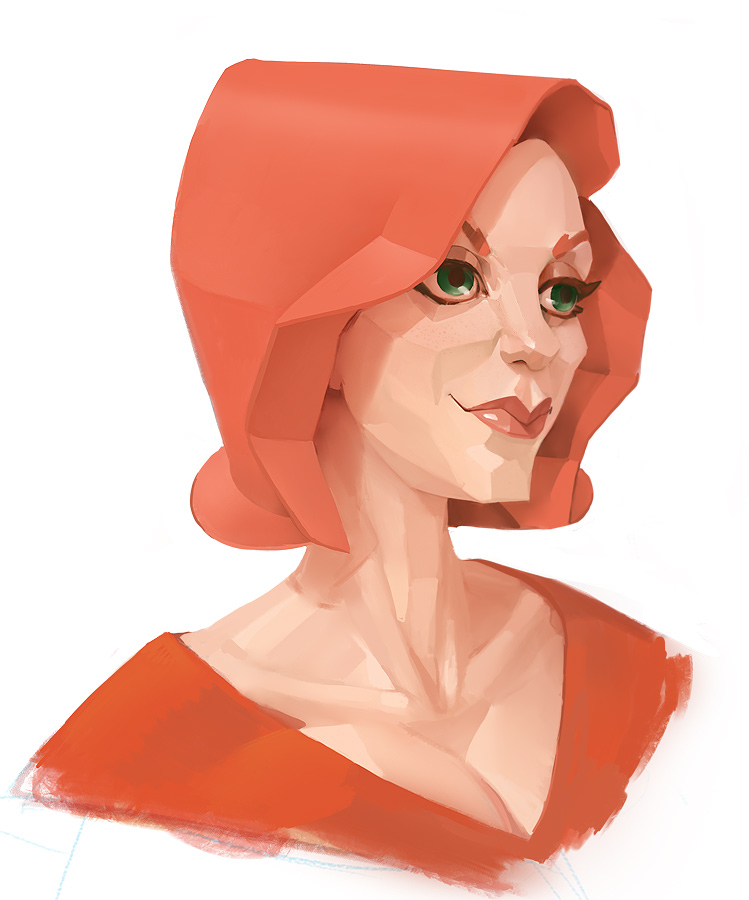 Pretty Planar Redhead
